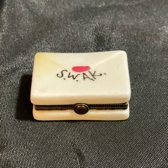 Vintage Santa letter, porcelain box with letter to Santa inside, in vintage box - Picture 13 of 15